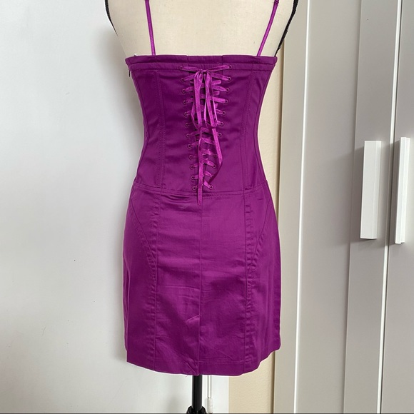 GUESS Corset Mini Dress Medium - Picture 2 of 6